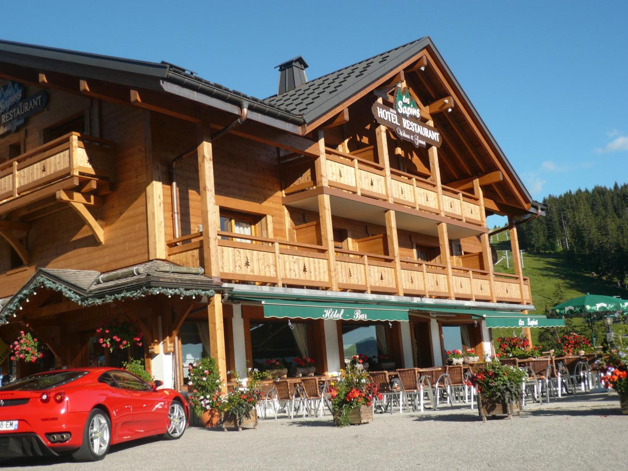 Hôtel Restaurant Les Sapins Wellness&Gourmet Manigod Exterior foto