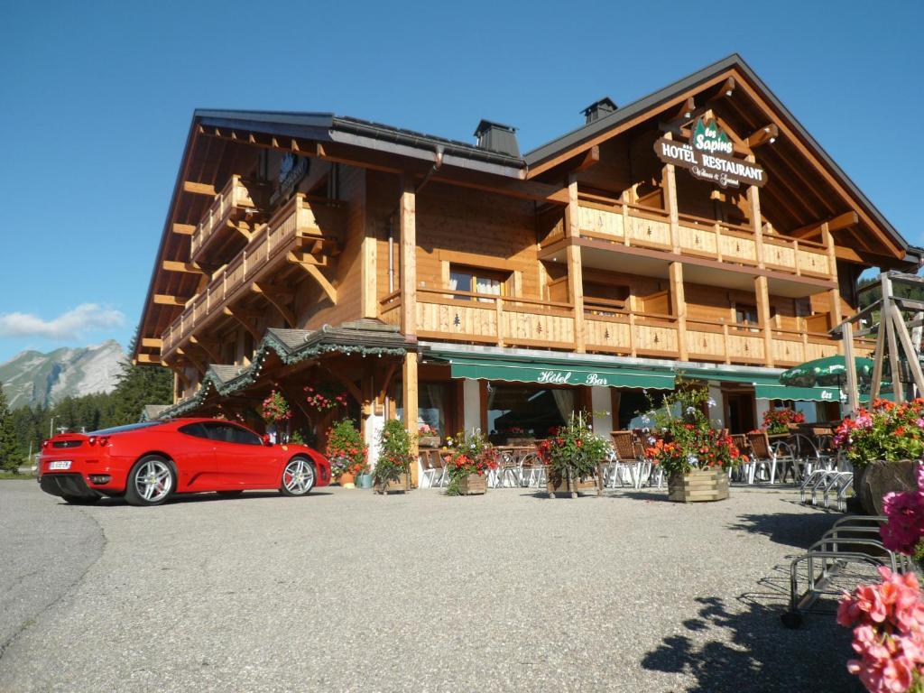 Hôtel Restaurant Les Sapins Wellness&Gourmet Manigod Exterior foto